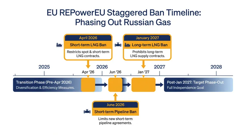 The staggered phase-out timeline established by Regulation (EU) 2026/261.