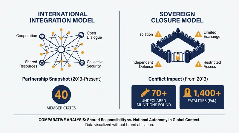 Comparing the strategic models for post-conflict chemical weapons accountability.
