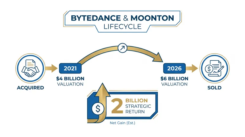ByteDance's strategic retreat from gaming yielded a $2 billion profit, which is being reallocated toward generative AI.