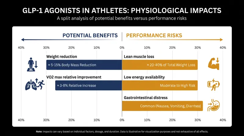 While GLP-1 medications offer rapid weight loss, sports physicians warn of severe physiological trade-offs that can degrade athletic performance.
