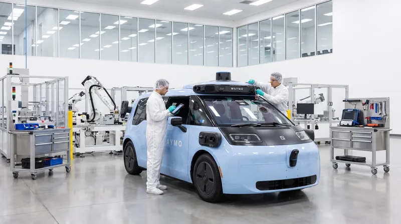 To comply with U.S. security rules, Waymo imports the vehicles as stripped-down shells and installs its own autonomous hardware in Arizona.