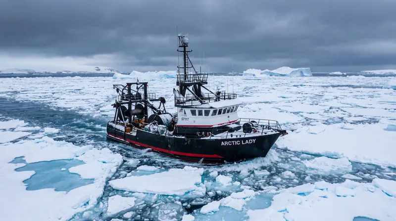 Melting sea ice has opened a brief late-summer window for standard commercial vessels to navigate the polar corridor.