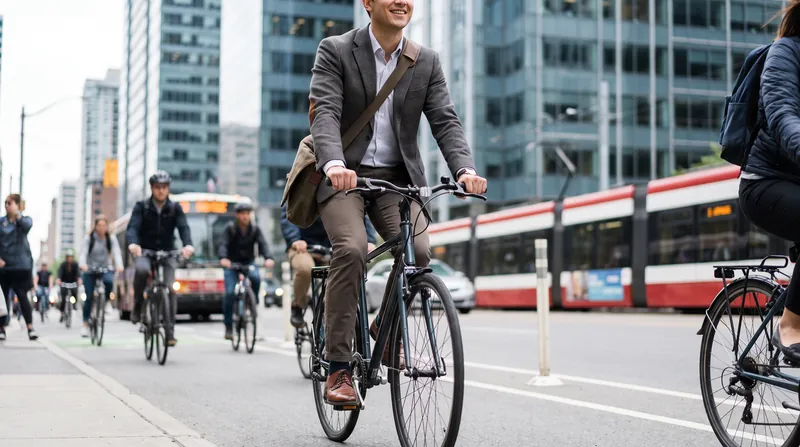 Active transportation is often the most practical way to accumulate high volumes of weekly exercise.