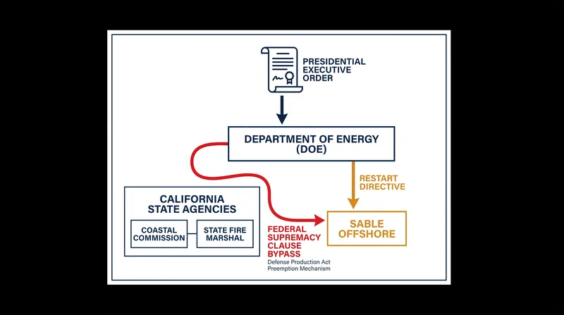 How the federal government used emergency powers to override state-level environmental oversight.