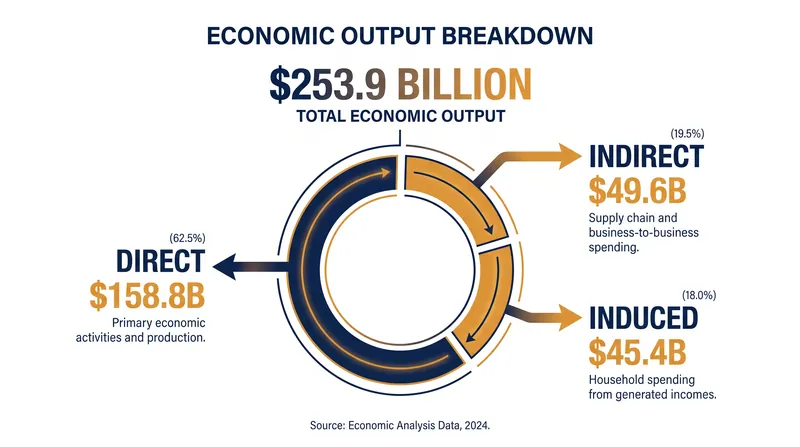 The cascading economic output of undocumented labor in LA County.