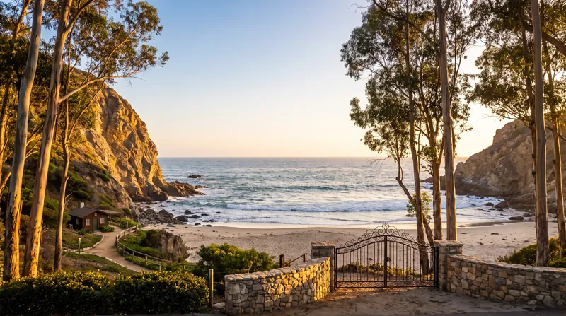 Geographic isolation and restricted access create a 'one-of-one' premium for coastal lots.