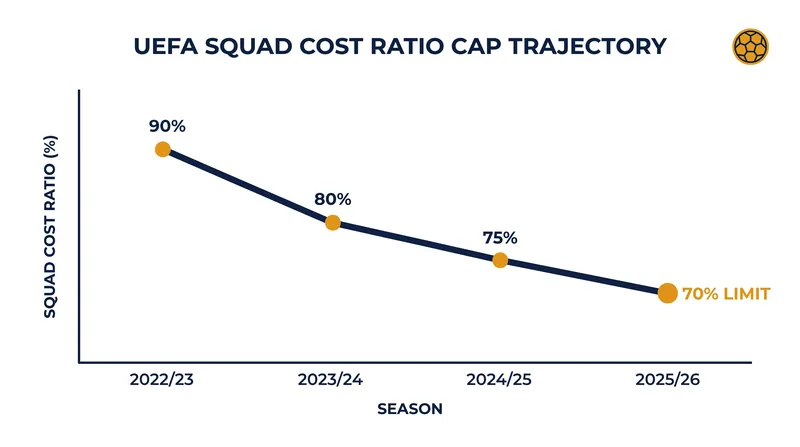 UEFA's incoming squad cost ratio rules will force Italian clubs to drastically reduce their spending on wages and transfers.