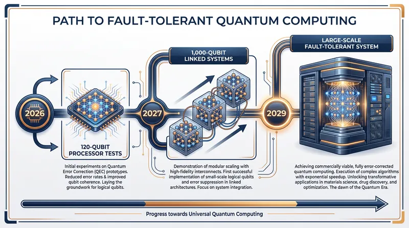 The modular infrastructure is a foundational step toward building a fault-tolerant quantum computer by 2029.