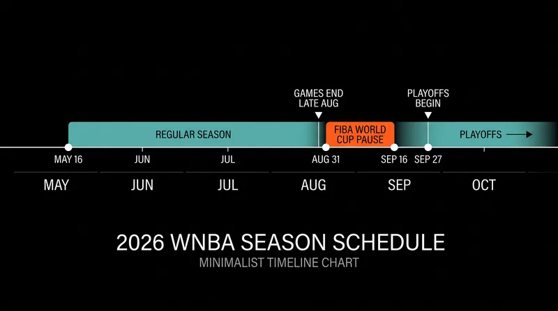 The 2026 WNBA season features a unique two-week pause for international competition.