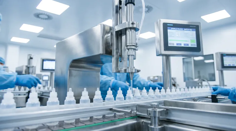 Ophthalmic products require rigorous sterile manufacturing environments to prevent microbial contamination.