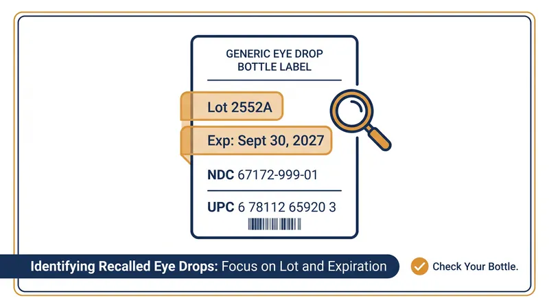 Consumers should check the lot code and expiration date printed on the back of the 15ml bottle.