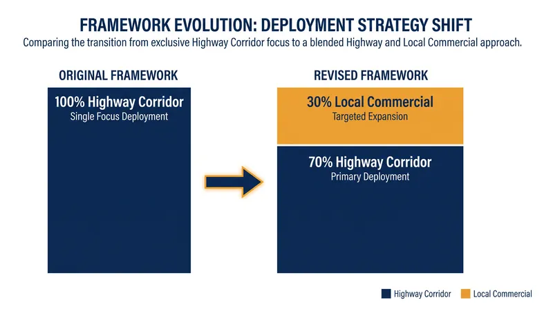The new guidance allows states to redirect capital to off-corridor local businesses.