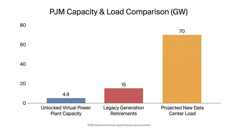 Virtual power plants could offset a critical portion of PJM's looming capacity shortfall.