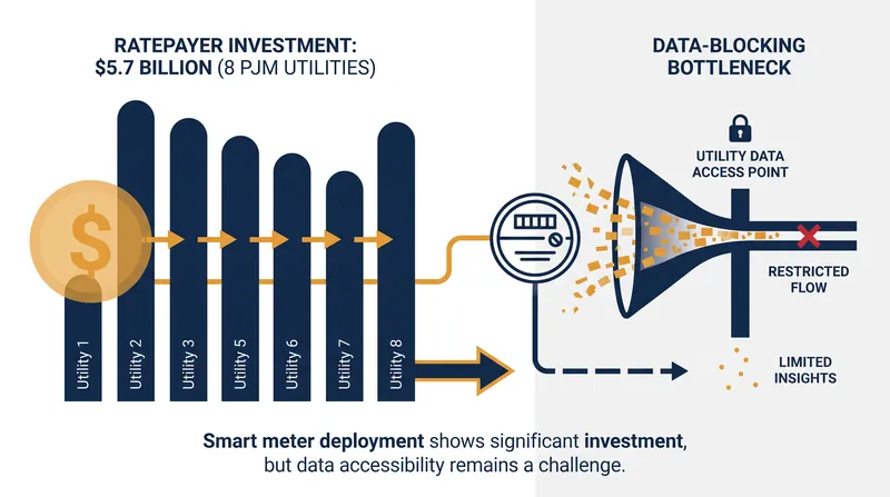 Ratepayers funded $5.7 billion in smart meters, but utilities have largely blocked third-party access to the resulting data.