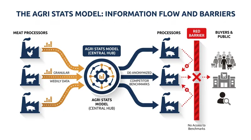 The 'give-to-get' data model created an information asymmetry between meat sellers and buyers.