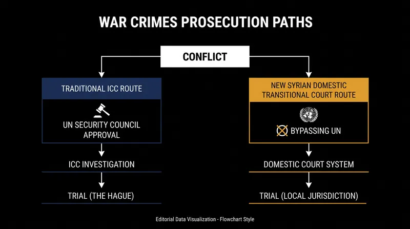 How Syria's domestic courts bypassed the traditional international tribunal process.