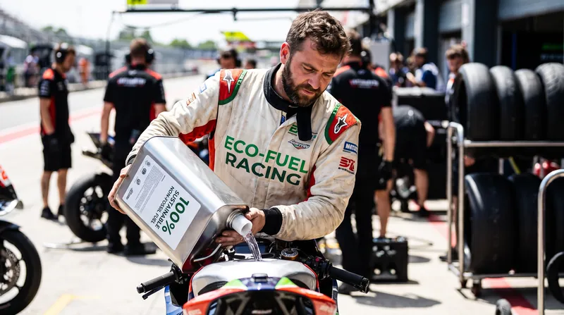 The mandate for 100% sustainable fuel serves as a high-speed laboratory for the broader consumer motorcycle market.