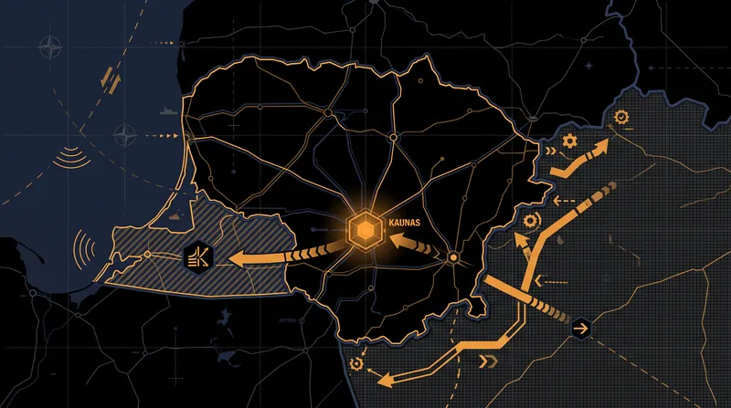 Locating the maintenance hub in Kaunas places critical repair infrastructure just miles from NATO's most exposed borders.