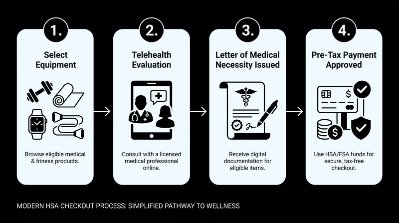 The streamlined process for obtaining a Letter of Medical Necessity at checkout.
