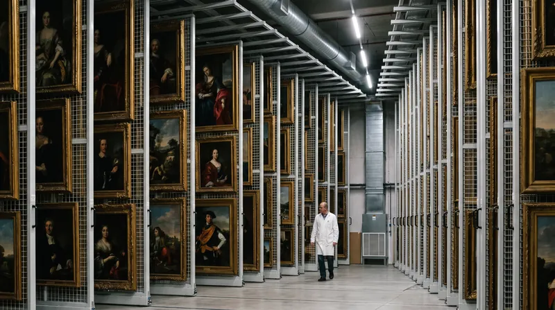 The vast majority of museum collections remain in climate-controlled storage, out of public view.