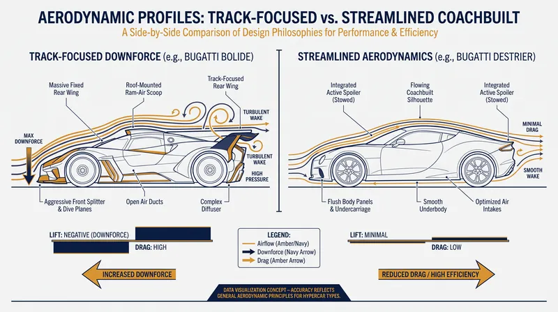 How Bugatti's designers transformed the track-only Bolide into the road-going Destrier.