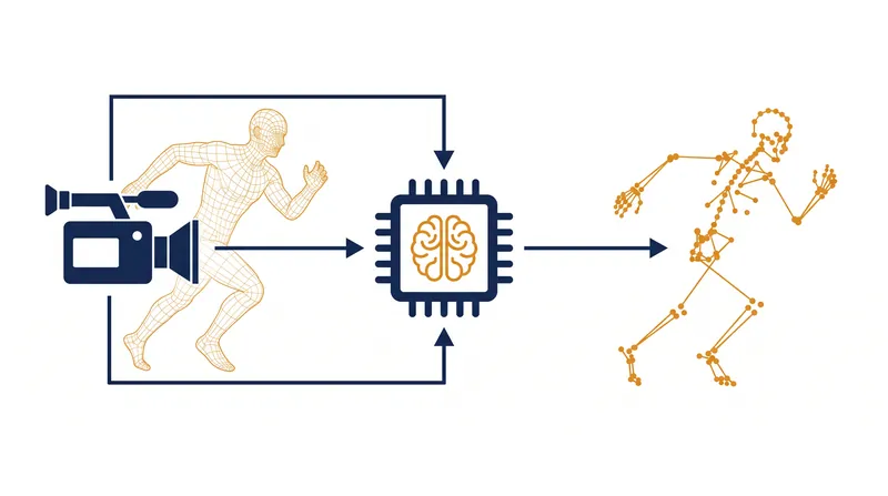 AI algorithms convert standard 2D video into highly accurate 3D kinematic data.