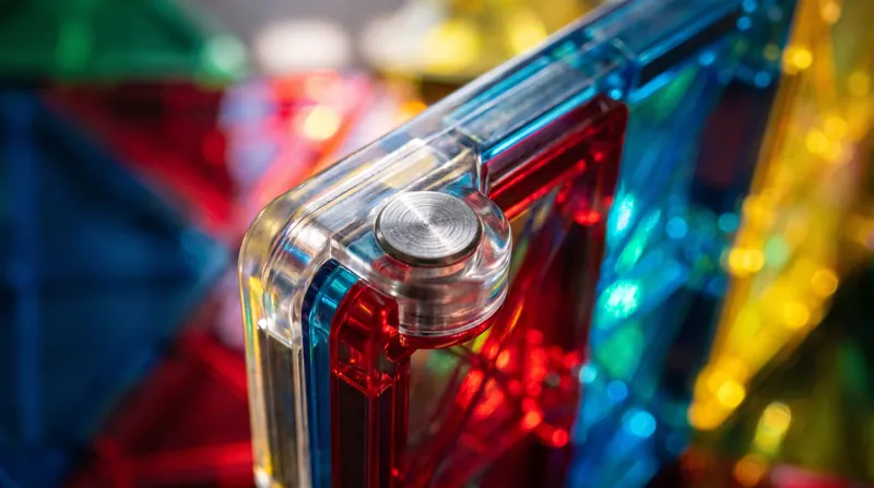 Premium alternatives use ultrasonic welding and metal rivets to ensure magnets cannot escape the plastic casing.