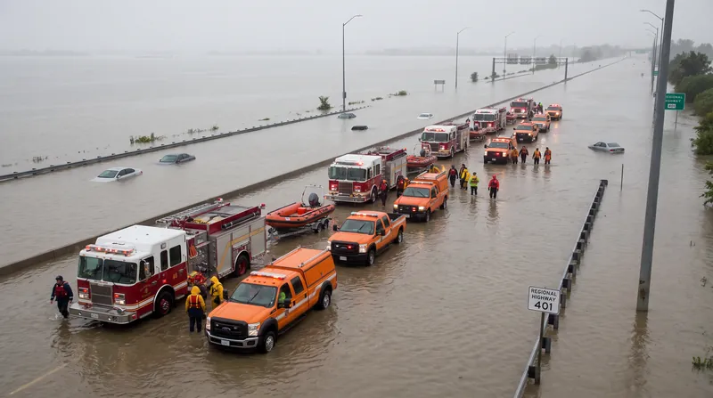 Large-area extreme events threaten to overwhelm mutual-aid emergency response networks.