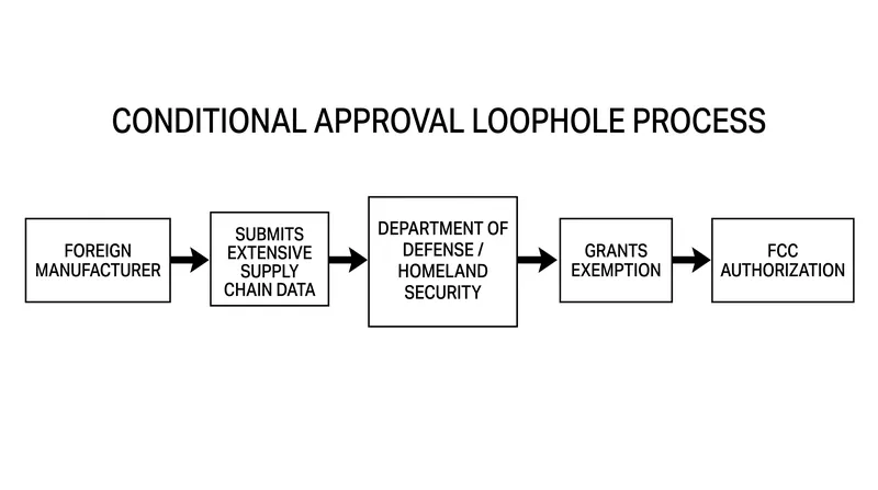 Manufacturers of banned equipment must now prove their devices are secure to defense agencies to regain market access.