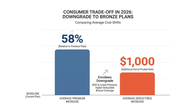 Consumers are trading higher monthly premiums for severe out-of-pocket deductible risks.