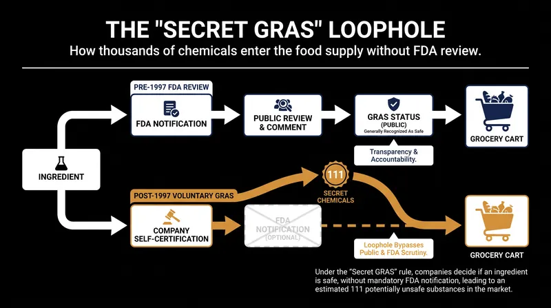 How the voluntary GRAS system allowed companies to bypass FDA oversight.