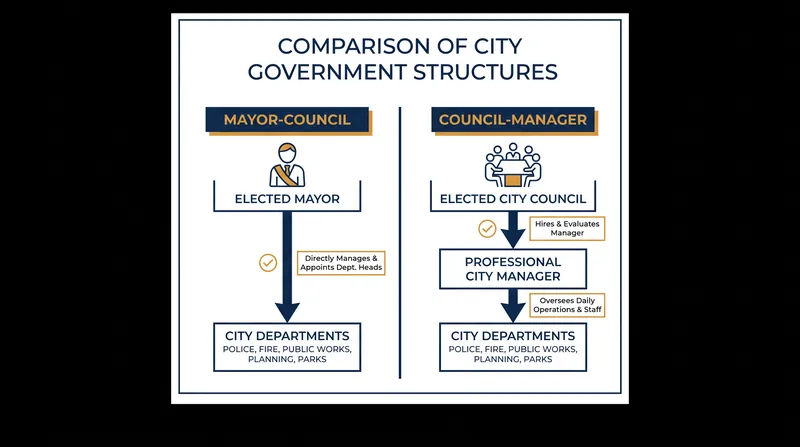 A comparison of the two primary forms of municipal government utilized in Washington State.