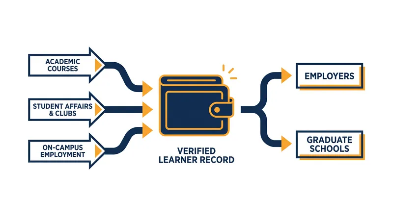 Comprehensive Learner Records aggregate data from across the university ecosystem to create a verified portfolio of skills.