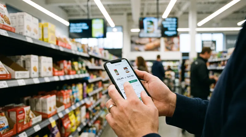 Consumers increasingly use mobile devices inside physical stores to research products and compare prices.