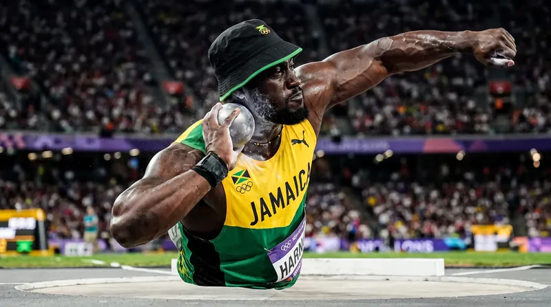Rajindra Campbell shattered the Jamaican national record with a 22.44m throw in Zagreb.