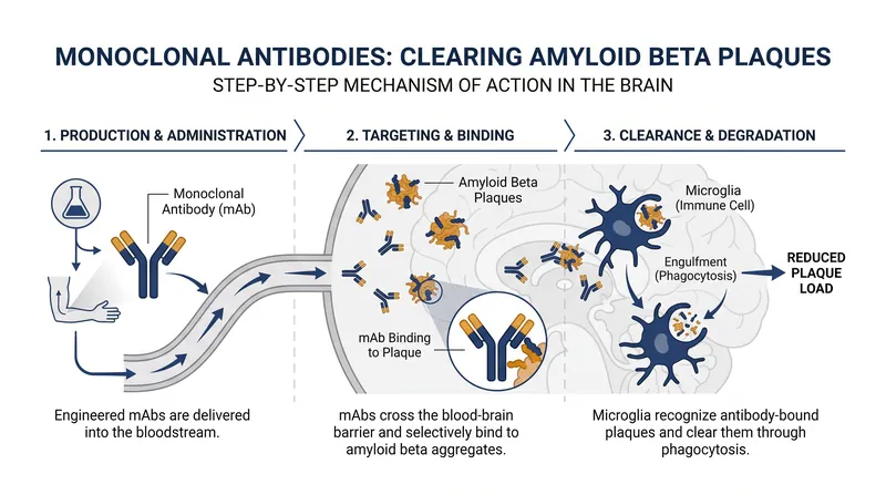 Leqembi works by binding to amyloid beta plaques and flagging them for the immune system to clear.