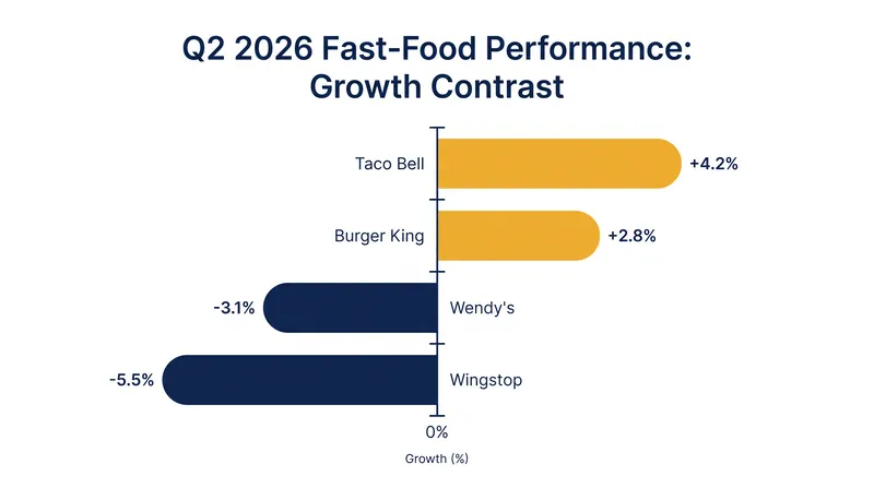 Chains offering straightforward value saw growth, while those with complex discount strategies faced steep declines.