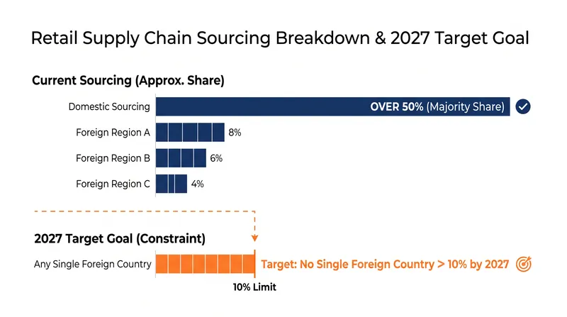 Home Depot has accelerated its supply chain diversification to reduce reliance on single-source foreign manufacturing.