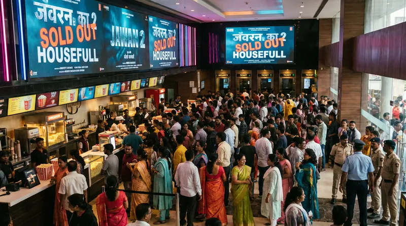 The Hindi-dubbed version of the film has secured over 9,600 shows nationwide, beating industry expectations.