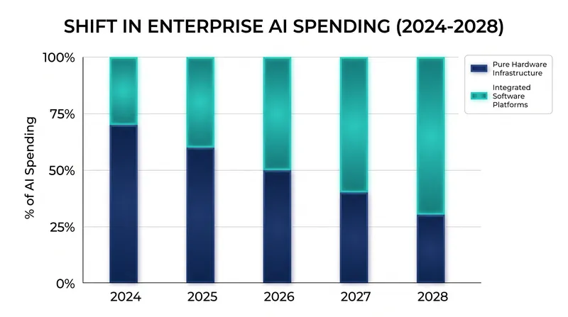 The strategic shift: moving up the stack to capture recurring software revenue.