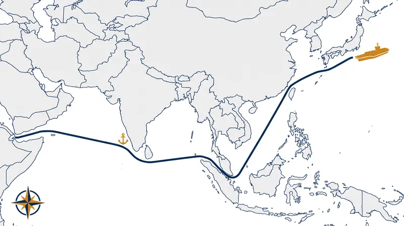 The strategic shift moves the U.S. Navy's only forward-deployed carrier away from the Western Pacific.