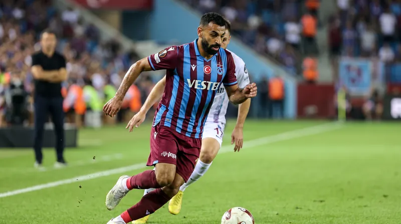 Salah scored his first goal for Trabzonspor just eight minutes into his first start.