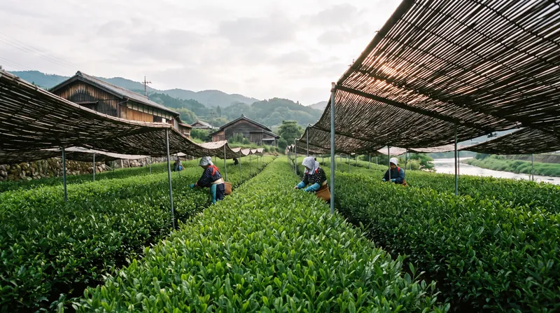 Shading tea plants from direct sunlight prevents the breakdown of L-theanine, maximizing the amino acid's concentration in the final harvest.