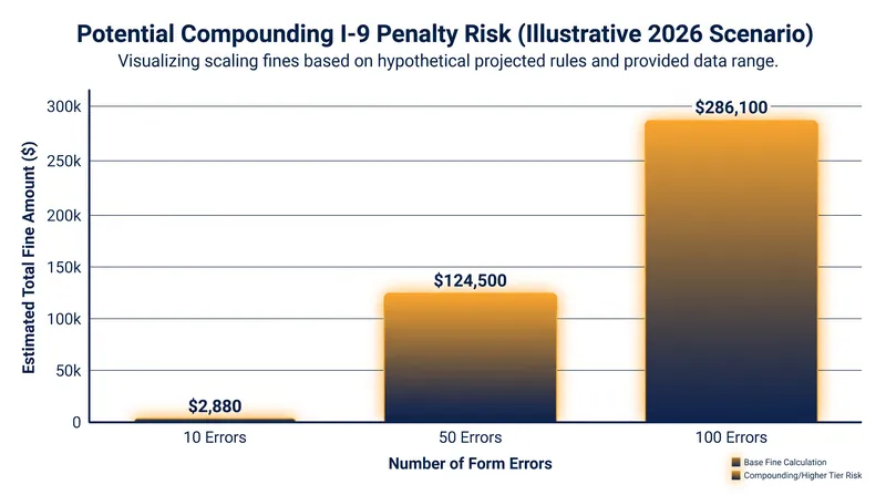 Because penalties are assessed per form, even minor systemic errors can quickly compound into six-figure fines.