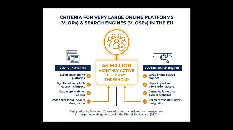 Platforms reaching more than 10% of the EU population face the strictest regulatory scrutiny.