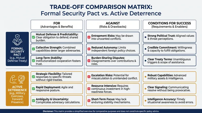 The strategic trade-off facing Israel and Syria pits comprehensive diplomatic agreements against active military deterrence.