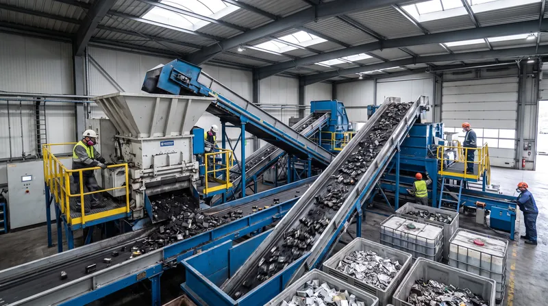 Recycling facilities aim to recover high-purity metals from end-of-life batteries, creating a domestic source of critical minerals without new mining.