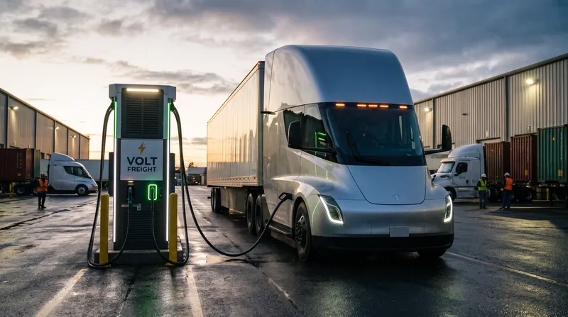 Amazon is electrifying its middle-mile freight corridors to reduce operational costs.