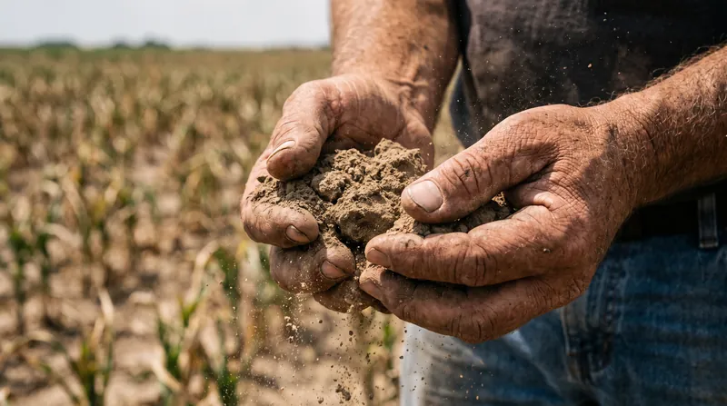 Restoring degraded land requires a shift toward sustainable management practices that rebuild soil organic matter.