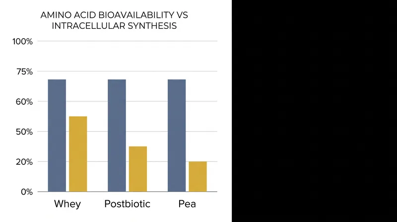 While bioavailability was roughly 75% for all sources, intracellular synthesis varied.